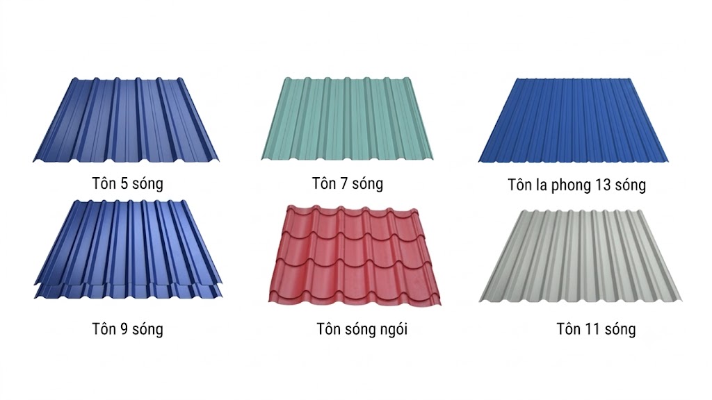 Tôn Cán Sóng Theo Yêu Cầu