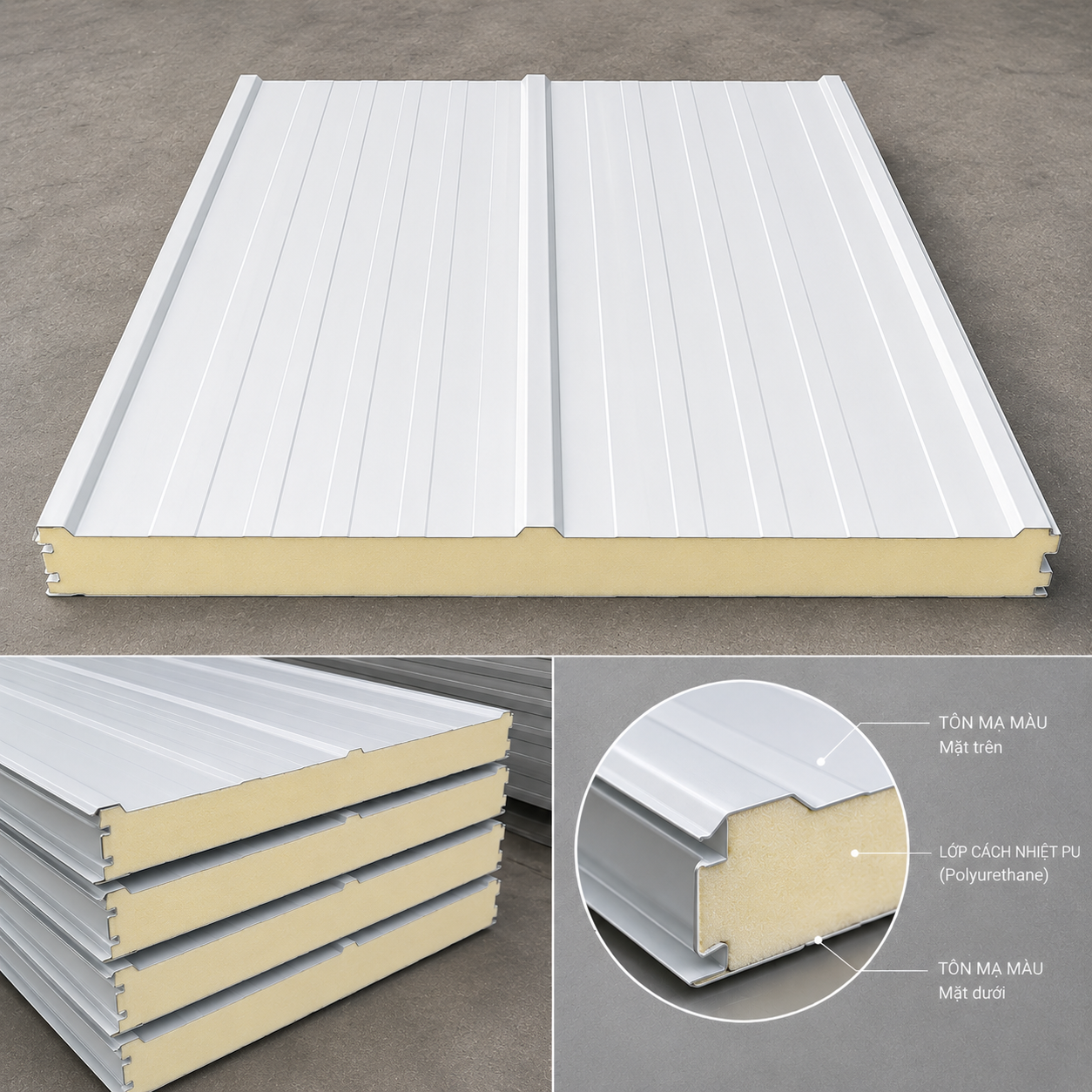 Panel Cách Nhiệt PU